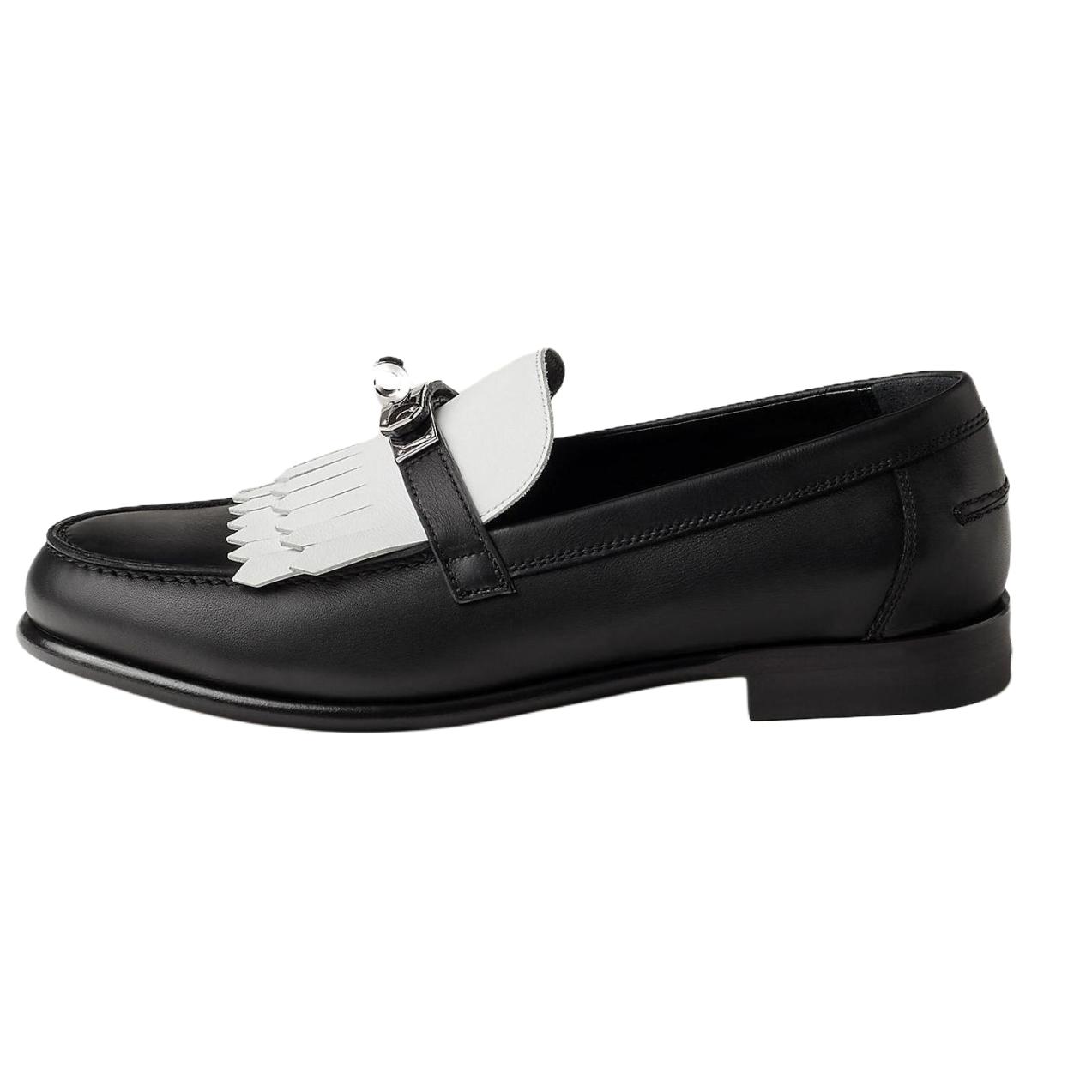 (Women) HERMES Destin Loafer 'Black Leather' H241008Z-03