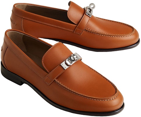 (W) HERMES 命运棕色皮革乐福鞋 H231066Z-A3 Order (W) HERMES 命运棕色皮革乐福鞋 H231066Z-A3