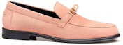 Order (W) HERMES Destin Loafer 'Dawn Pink' Kasut Lelaki Mewah Warna Merah Jambu Pudar H212116Z-V9M