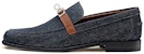 (W) HERMES Kasut Loafer Destin 'Denim Biru' H221090Z-48