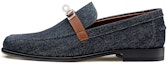 Buy (W) HERMES Kasut Loafer Destin 'Denim Biru' H221090Z-48
