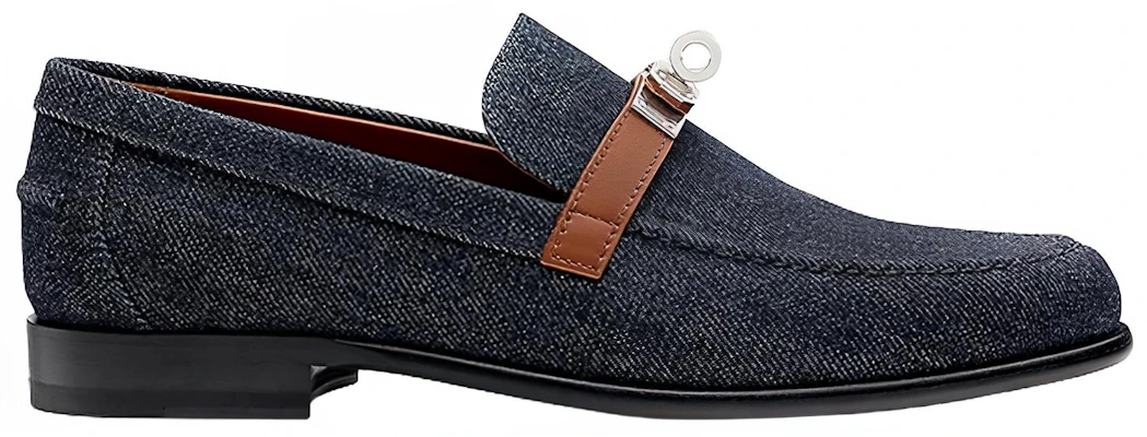 (W) HERMES Destin Loafer 'Biru Denim' H221090Z-48 Order (W) HERMES Destin Loafer 'Biru Denim' H221090Z-48