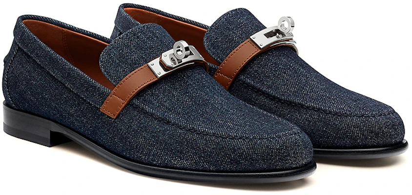 (W) HERMES Destin Loafer 'Biru Denim' H221090Z-48 Lookbook (W) HERMES Destin Loafer 'Biru Denim' H221090Z-48
