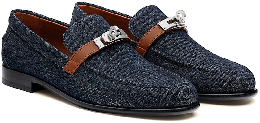 (W) HERMES Destin Loafer 'Biru Denim' H221090Z-48 Lookbook (W) HERMES Destin Loafer 'Biru Denim' H221090Z-48