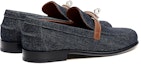 Shop (W) HERMES Kasut Loafer Destin 'Denim Biru' H221090Z-48