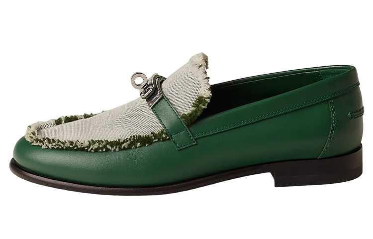 Buy (W) HERMES Destin Mocassino ''Slip-On Verde Moda'' H231065Z-V1