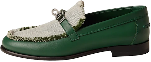 (Women) HERMES Destin Loafer 'Green Fashion Slip-On' H231065Z-V1 (Women) HERMES Destin Loafer 'Green Fashion Slip-On' H231065Z-V1