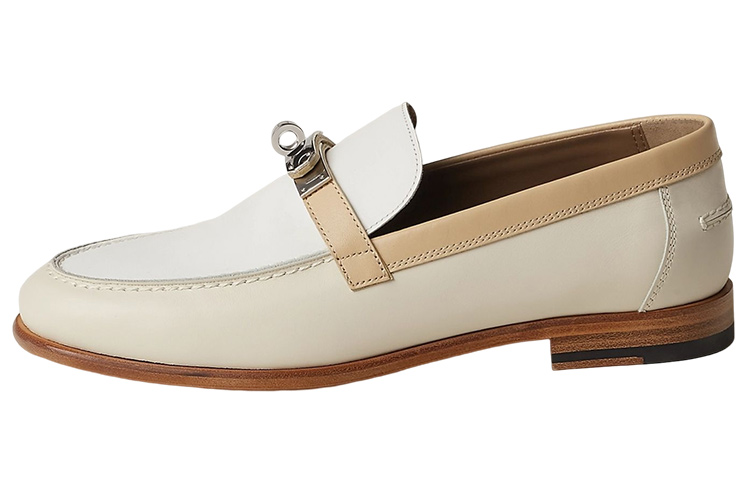 (Women) HERMES Destin Loafer 'White Leather' H212114Z-91