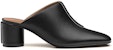 (W) HERMES Detail Mule 'Tumit Tebal Hitam' H212039Z-02
