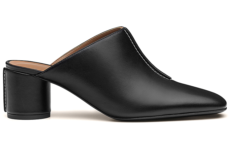 Order (Women) HERMES Detail Mule 'Black Chunky Heel' H212039Z-02