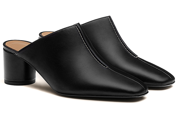 Lookbook (Women) HERMES Detail Mule 'Black Chunky Heel' H212039Z-02