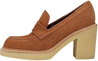 HERMES愛馬仕 Didi-70 皮革 時尚型腳縐紋 粗跟 高筒鞋 女款 棕色 Buy HERMES愛馬仕 Didi-70 皮革 時尚型腳縐紋 粗跟 高筒鞋 女款 棕色