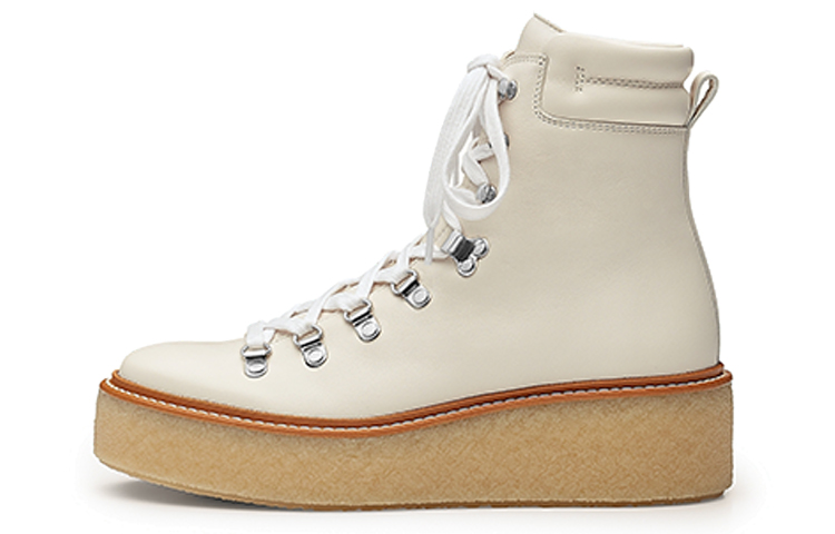 (Women) HERMES Discovery Boot 'White Brown' H212071Z-90