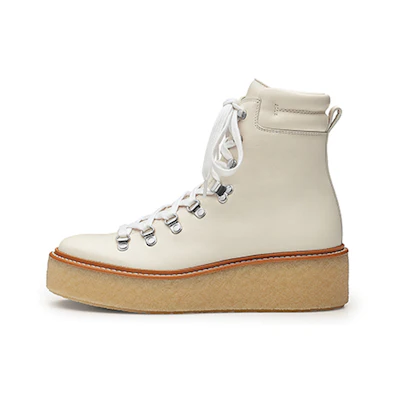 (W) HERMES Discovery Boot 'White Brown'