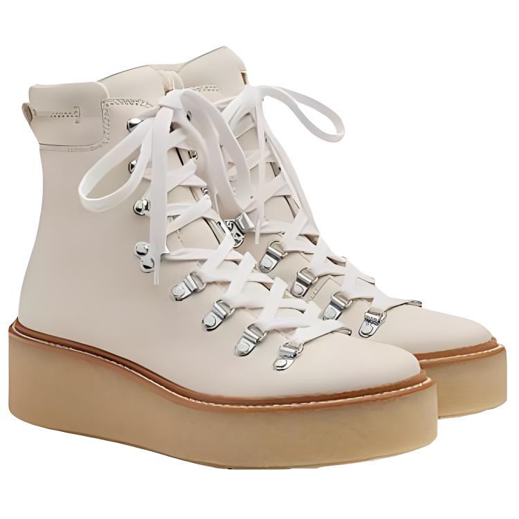 Shop (W) HERMES Discovery Boot 'Putih Coklat' H212071Z-90