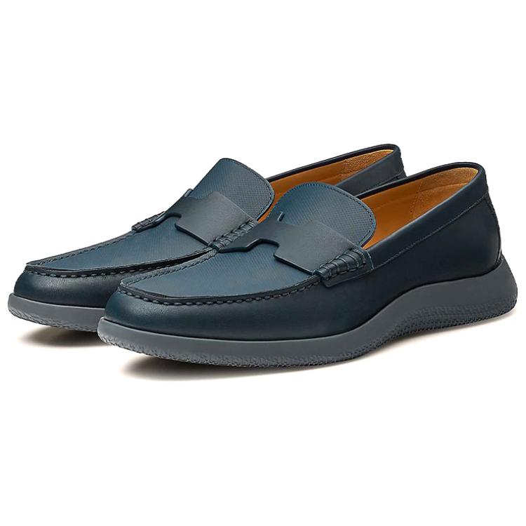 (W) HERMES Don 'Navy Calfskin' 圖 3