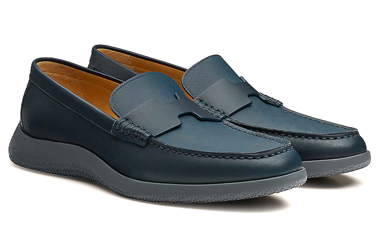 (W) HERMES Don 'Navy Calfskin' 圖 4