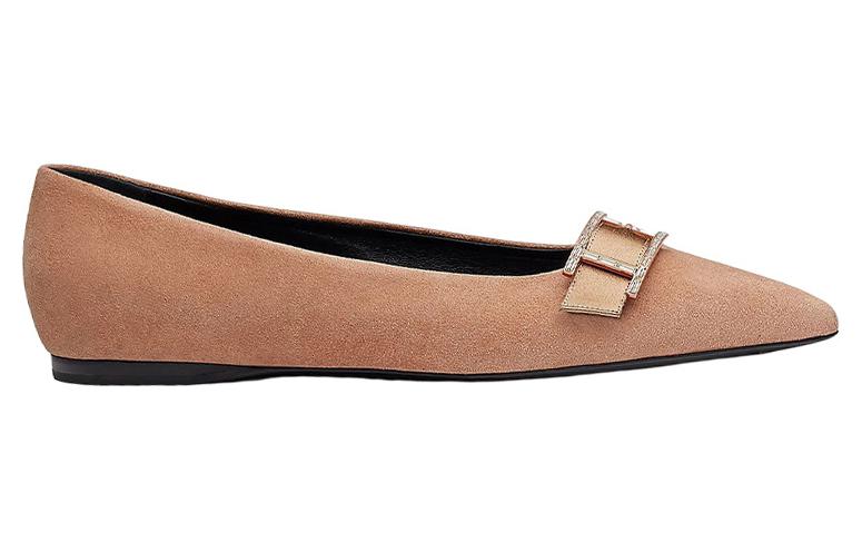 (W) HERMES Doose 'Nude Pink Ballet Flat' 圖 2