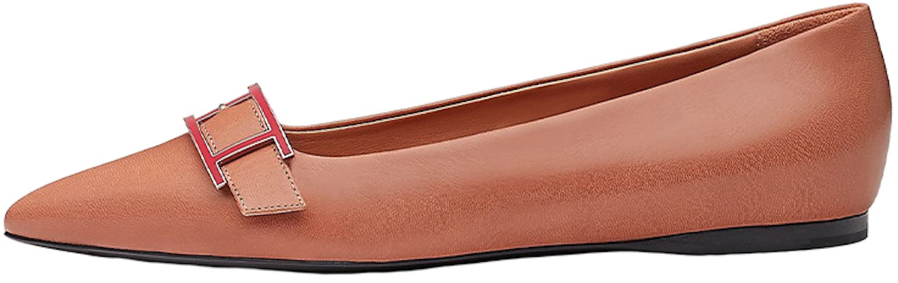 (W) HERMÈS Doose Ballerines Plates ''Rose Pink'' H212134Z-9M Buy (W) HERMÈS Doose Ballerines Plates ''Rose Pink'' H212134Z-9M