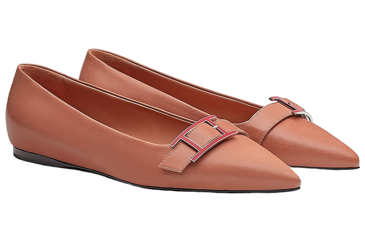 (W) HERMES Doose Ballet Flat 'Rose Pink' 圖 3