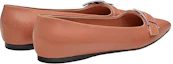 Shop (W) HERMÈS Doose Ballerines Plates ''Rose Pink'' H212134Z-9M