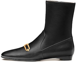 (Women) HERMES Dora Ankle Boot 'Black Goat Leather' H212037Z-02 (Women) HERMES Dora Ankle Boot 'Black Goat Leather' H212037Z-02