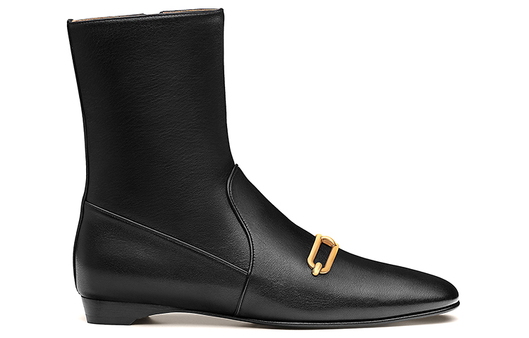 Order (W) HERMES Stivaletto Dora in Pelle di Capra Nera H212037Z-02