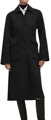 (Women) HERMES Double-Sided Cashmere Equestrian Slim Long Coat for Women H5H0149DAFV Lookbook (Women) HERMES Double-Sided Cashmere Equestrian Slim Long Coat for Women H5H0149DAFV