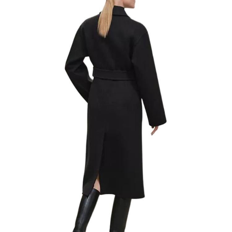 Shop (Women) HERMES Double-Sided Cashmere Equestrian Slim Long Coat for Women H5H0149DAFV