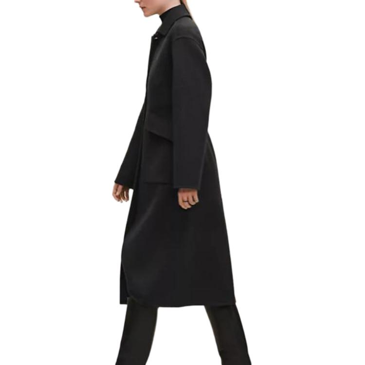 Purchase (Women) HERMES Double-Sided Cashmere Equestrian Slim Long Coat for Women H5H0149DAFV