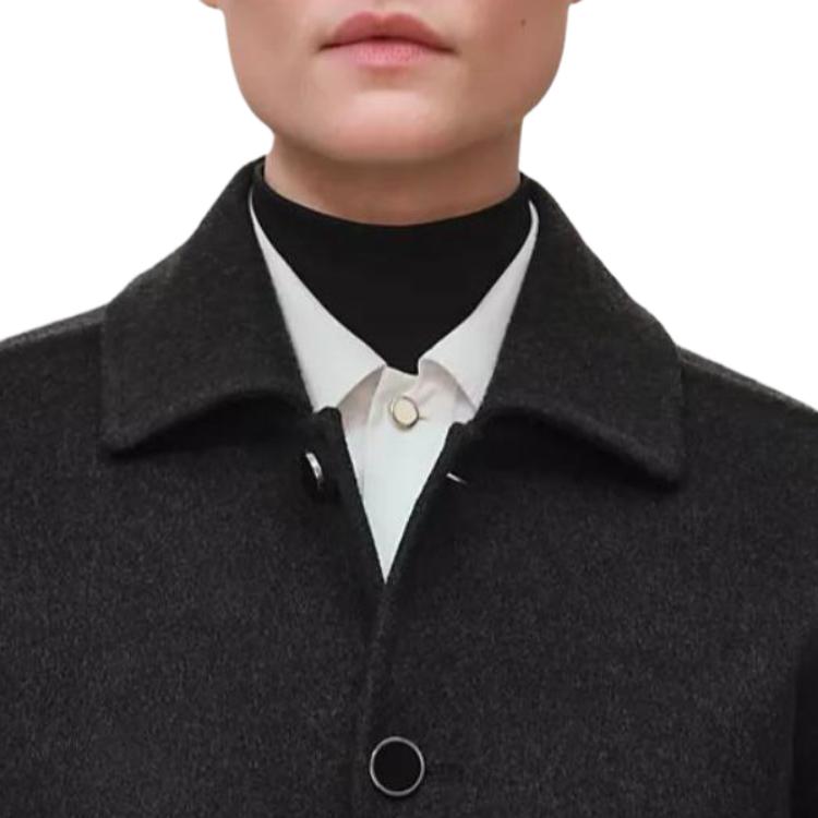 Details for (Women) HERMES Double-Sided Cashmere Equestrian Slim Long Coat for Women H5H0149DAFV