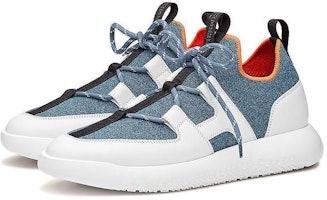 (W) HERMES Duel Low 'Putih Biru' H212200Z-48 Lookbook (W) HERMES Duel Low 'Putih Biru' H212200Z-48