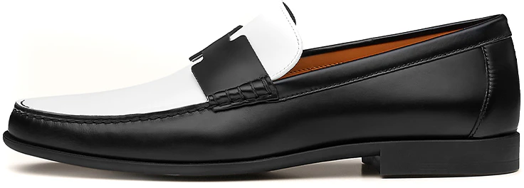 women-hermes-duke-black-white-glossy-calfskin-loafer-h212856-z-a05