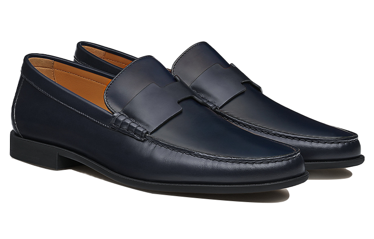 (W) HERMES Duke Loafer 'Navy Patent Calfskin' 圖 3
