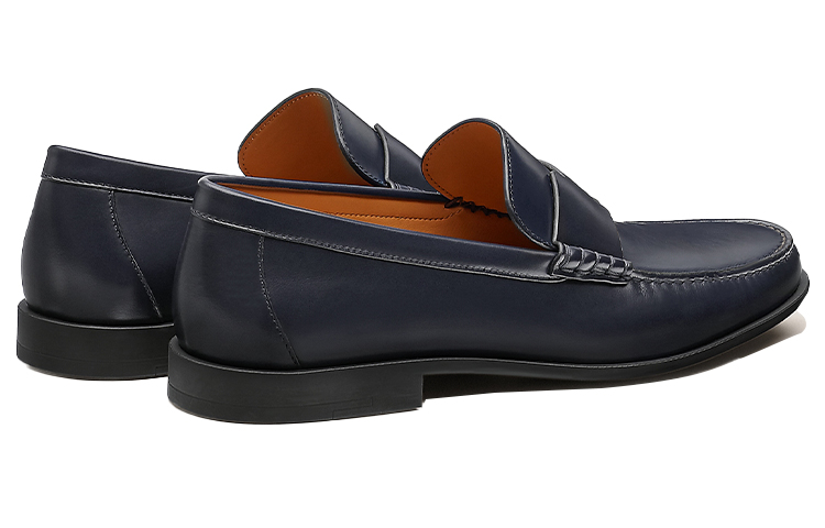 Shop (W) HERMES Duke Loafer ''Navy Patent Kalfsleer'' H212990Z-AI2