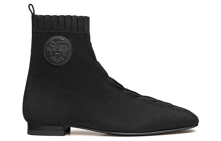 Order (W) HERMES Duo ''Zwarte Gebreide Schoen'' H212162Z-02