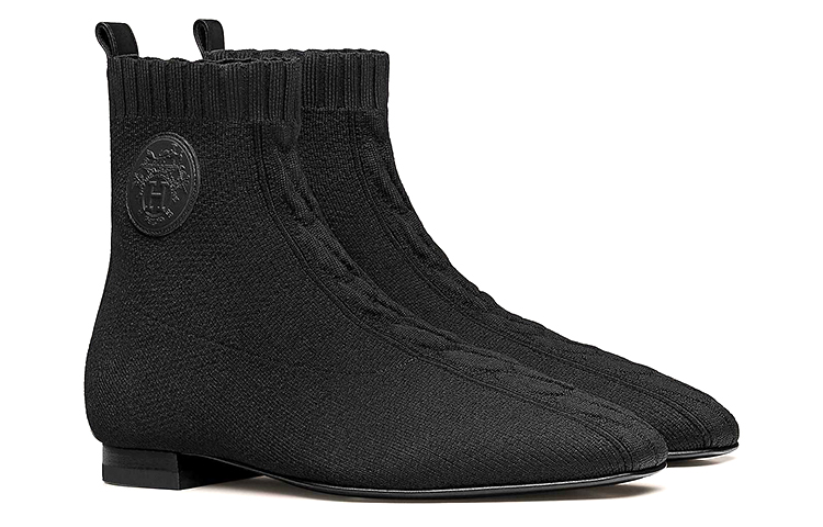 (W) HERMES Duo 'Black Knit Boot' 圖 3