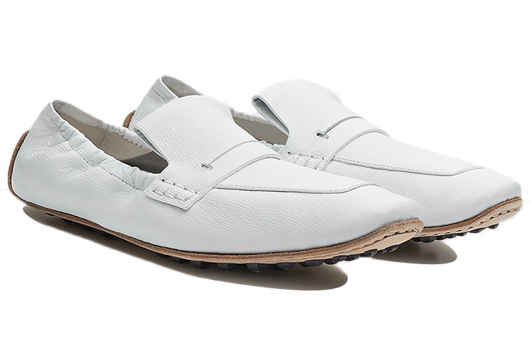 Lookbook (W) HERMES Echo 'Piel de Cabra Texturada Blanca' H221039Z-90