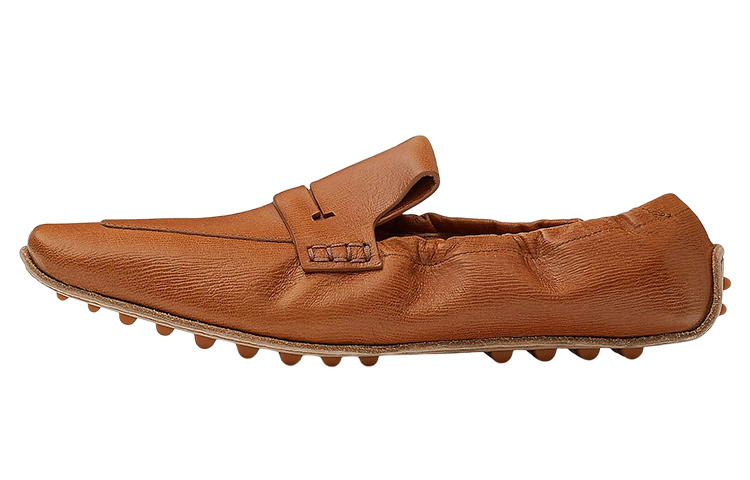 (Women) HERMES Echo Loafer 'Brown Leather' H221039Z-1V