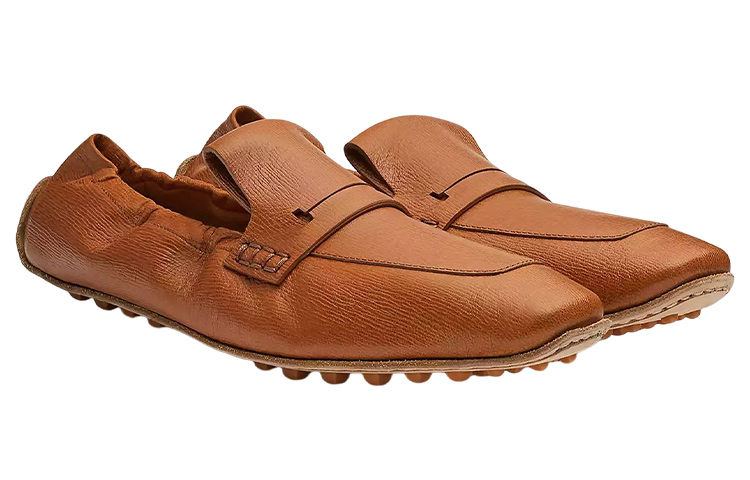 Shop (Women) HERMES Echo Loafer 'Brown Leather' H221039Z-1V