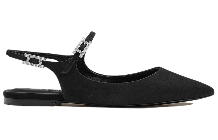 (W) HERMES Edie Flat 'Black Goat Leather' 圖 2