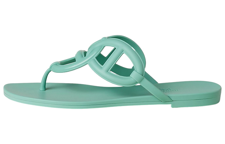 Buy HERMES 愛馬仕 Egerie 時尚涼鞋 女款 綠色