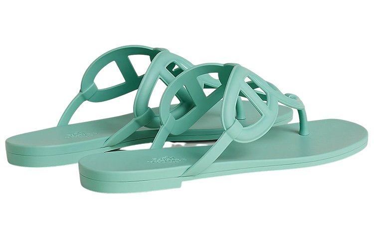 Purchase HERMES 愛馬仕 Egerie 時尚涼鞋 女款 綠色