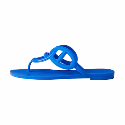 (W) HERMES Egerie Slide 'Blue'