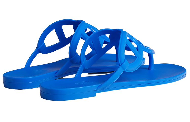 Purchase (W) エルメス エジェリ スライド (ブルー) H221001Z-BO