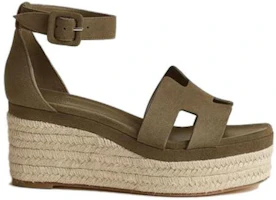 Order (W) HERMÈS Sandalia Elda 'Verde Oscuro' H222136Z-1R