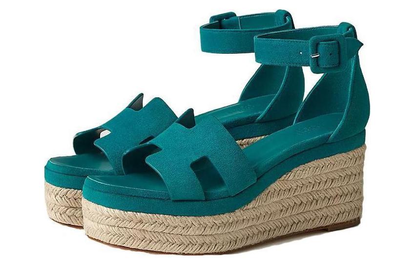 Lookbook (W) HERMES Elda Sandal 'Hijau' H222136Z-ED