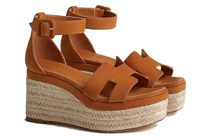 Shop (W) Sandal HERMES Elda 'Kuning' H222136Z-A3