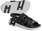 Shop (W) HERMES Kulit Elektrik Sandal Velcro 'Hitam Putih' H222160Z-02