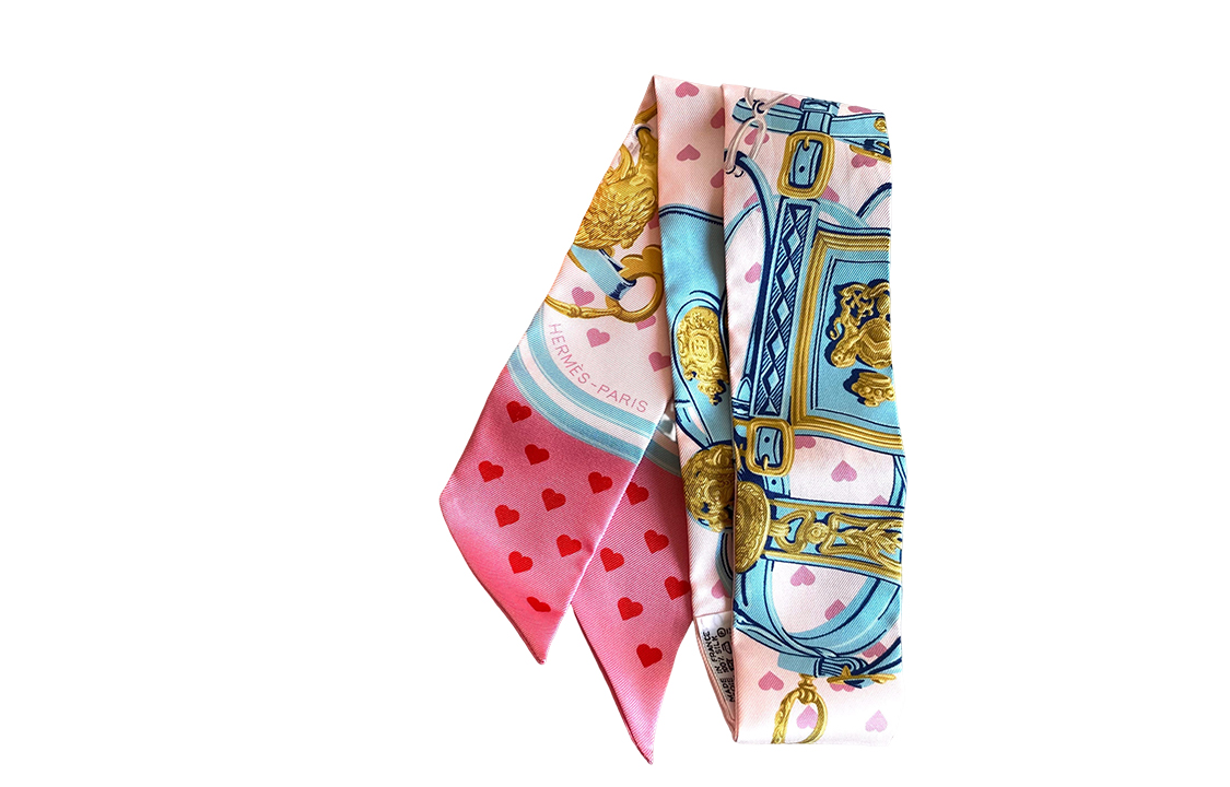 (Women) HERMES Elegant Luxury Pink Silk Scarf for Women H063132S-10 圖 3